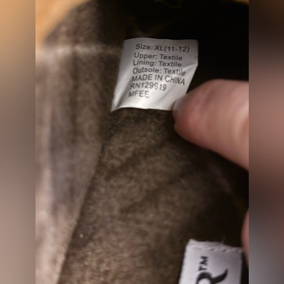 HAGGAR - NEW Men’s Dark Brown Memory Foam Microsuede Slipper Clog XL (11-12) - Picture 4 of 6